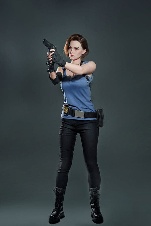 168cm/5ft6 E-cup Resident Evil Game Silicone Sex Doll Jill Valentine Lady