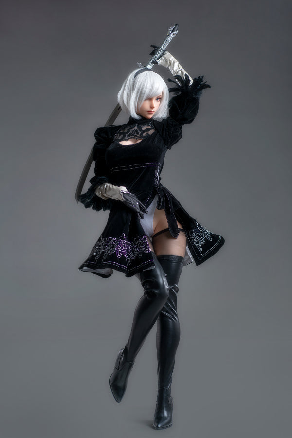 Game Lady Muscular 2B 171cm G-cup Anime Silicone Sex Doll (Nier: Autom Torso
