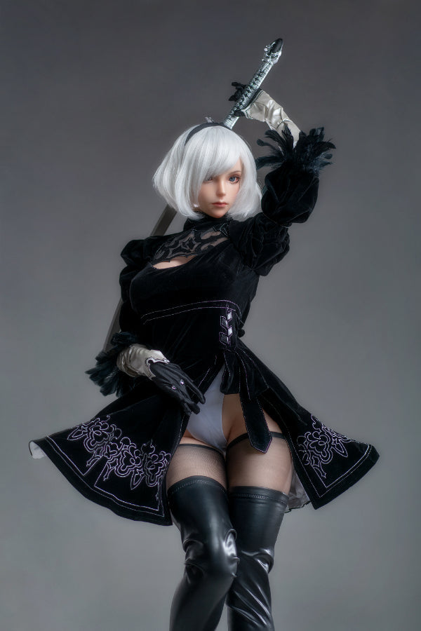 Game Lady Muscular 2B 171cm G-cup Anime Silicone Sex Doll (Nier: Autom Torso