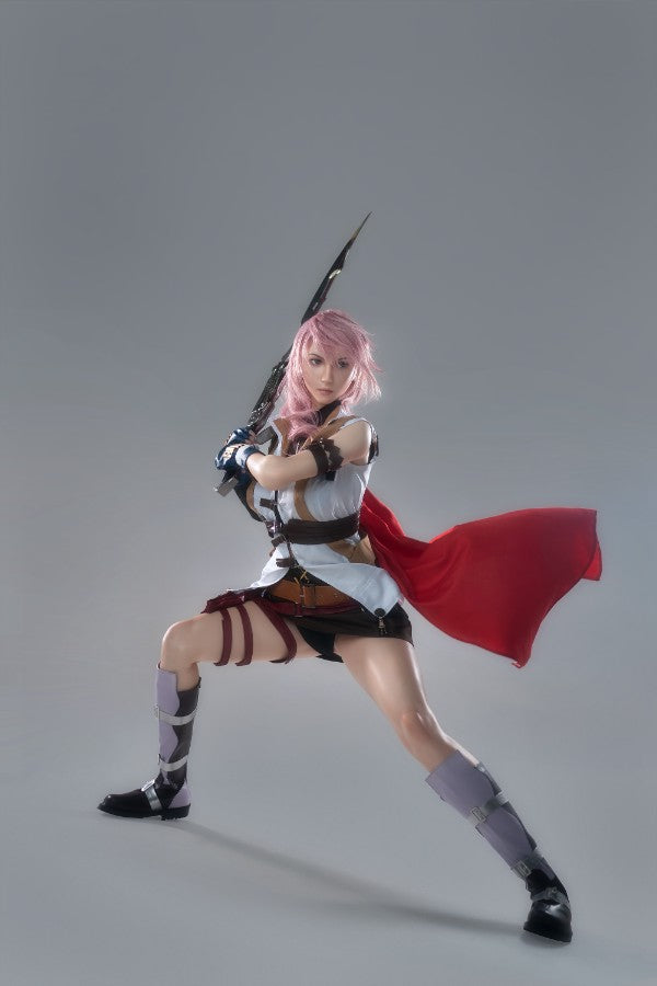 171cm/5ft7 G-cup Final Fantasy 13 Game Silicone Sex Doll - Lightning Lady