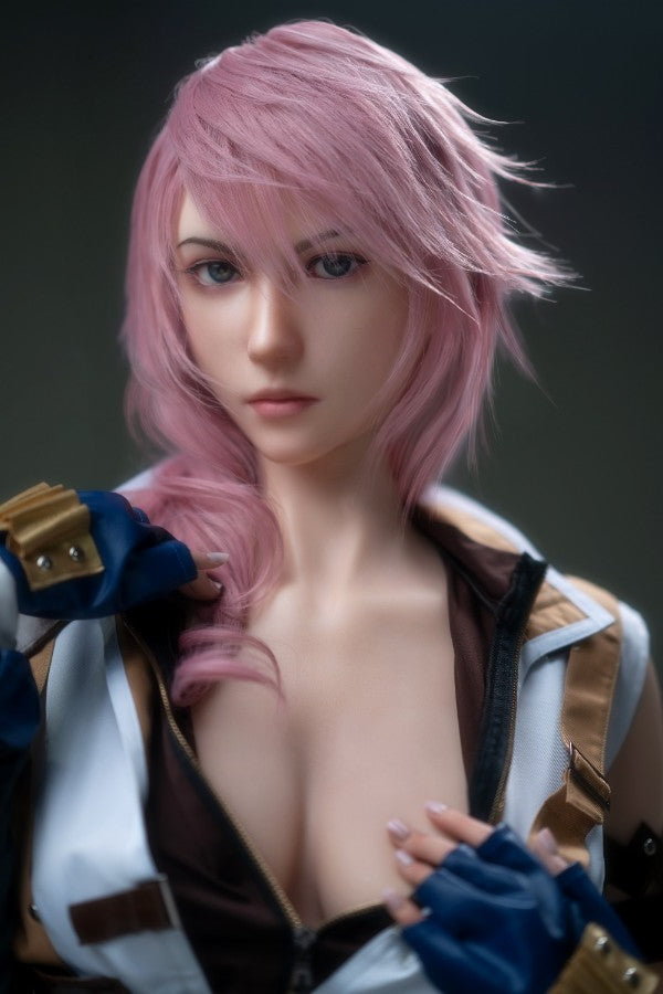 171cm/5ft7 G-cup Final Fantasy 13 Game Silicone Sex Doll - Lightning Lady