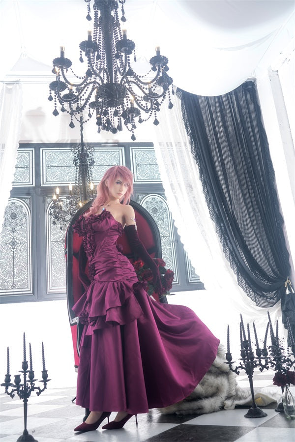 171cm 5ft7 G Cup Final Fantasy 13 Game Redhead Silicone Sex Doll Lightning - G-cup Torso Lady