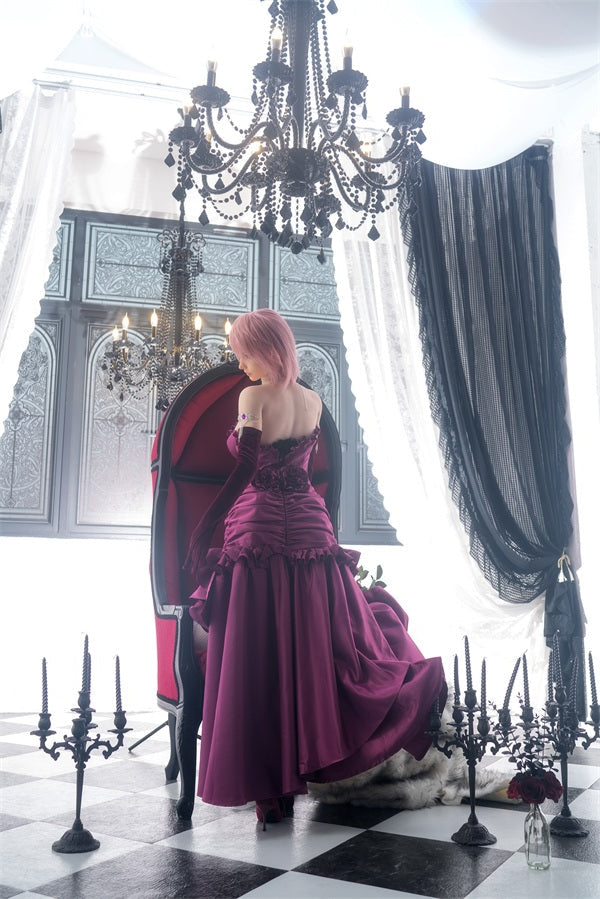 171cm 5ft7 G Cup Final Fantasy 13 Game Redhead Silicone Sex Doll Lightning - G-cup Torso Lady