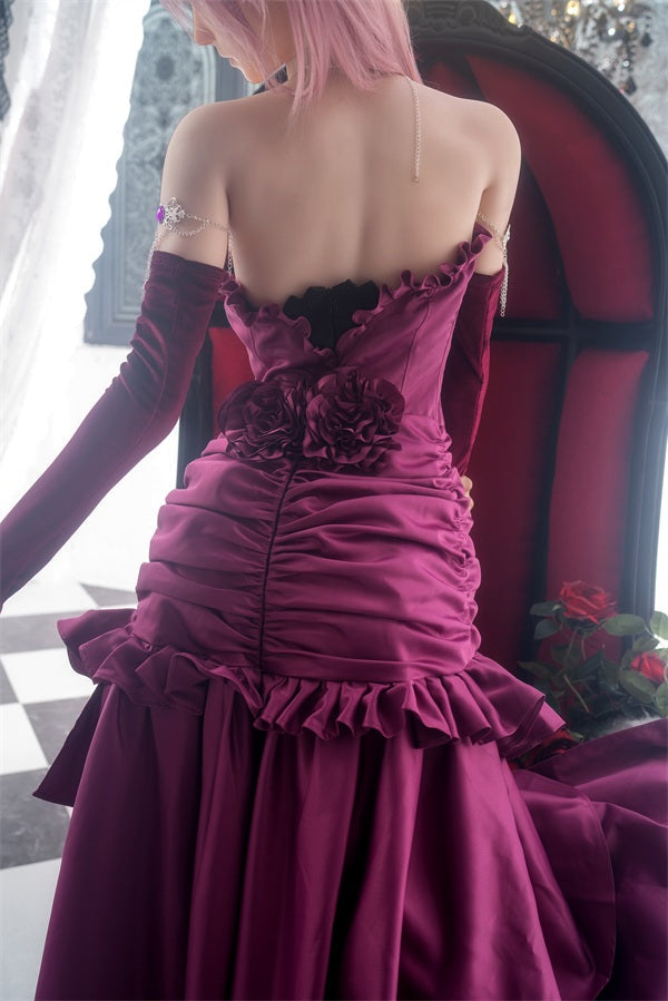 171cm 5ft7 G Cup Final Fantasy 13 Game Redhead Silicone Sex Doll Lightning - G-cup Torso Lady