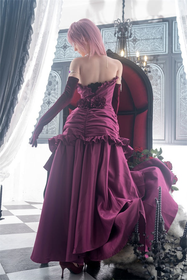 171cm 5ft7 G Cup Final Fantasy 13 Game Redhead Silicone Sex Doll Lightning - G-cup Torso Lady