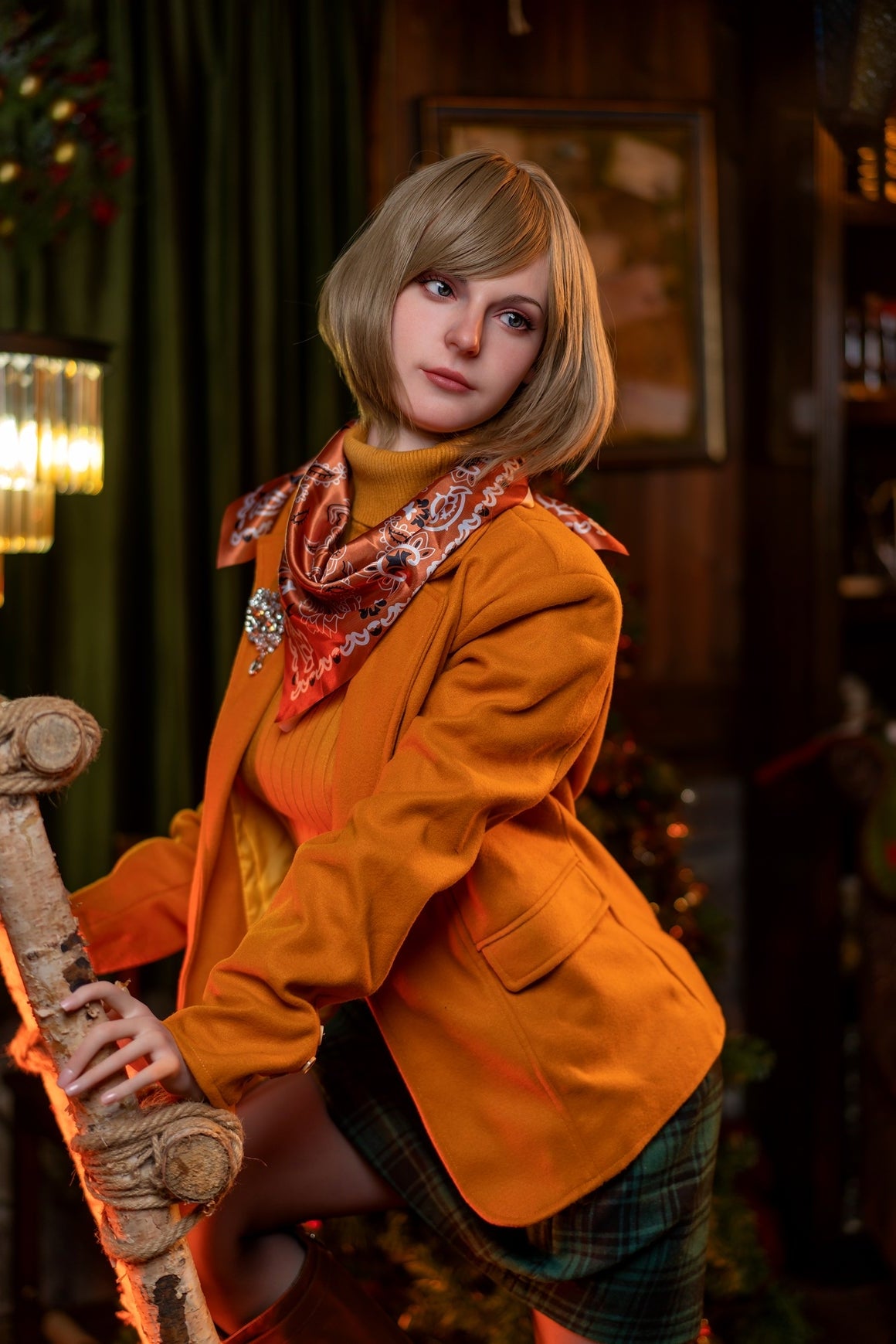 171cm/5ft7 G-cup Blonde Silicone Sex Doll - Lady No.22_1 Game