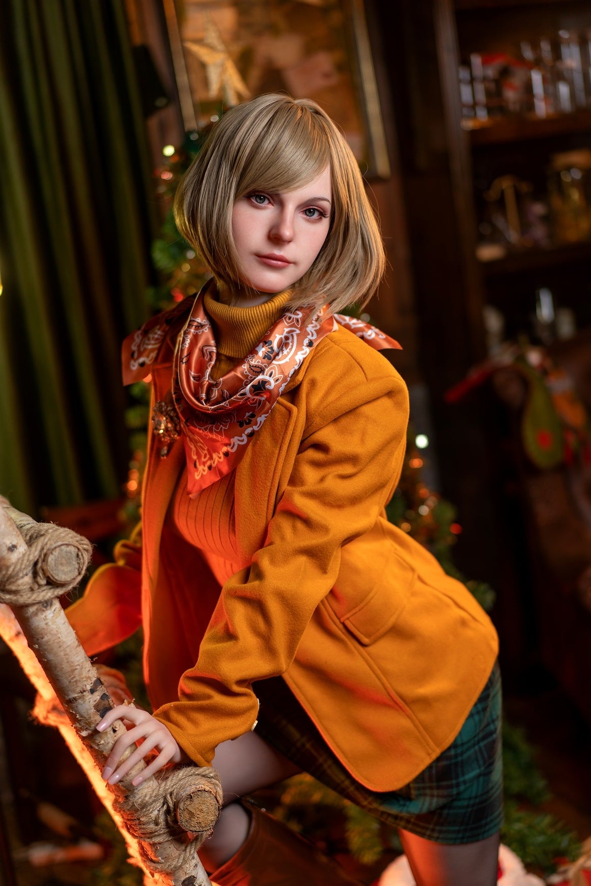 171cm/5ft7 G-cup Blonde Silicone Sex Doll - Lady No.22_1 Game