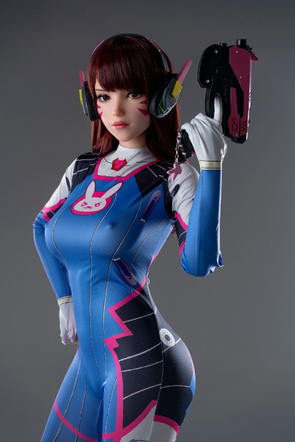 167cm/5ft6 D-cup Cosplay Game Silicone Sex Doll - D.VA Lady