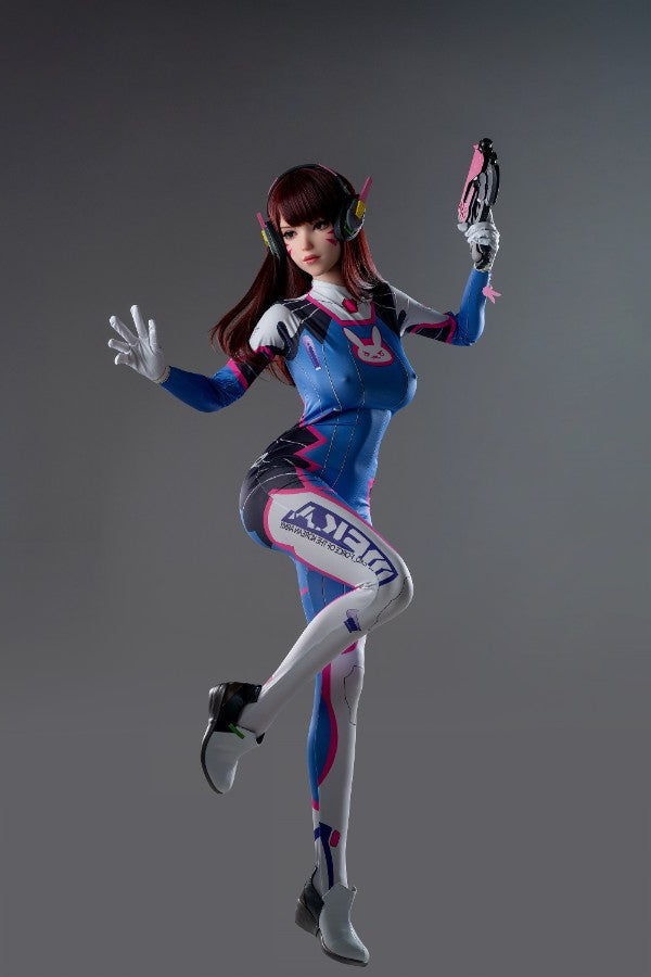 167cm/5ft6 D-cup Cosplay Game Silicone Sex Doll - D.VA Lady