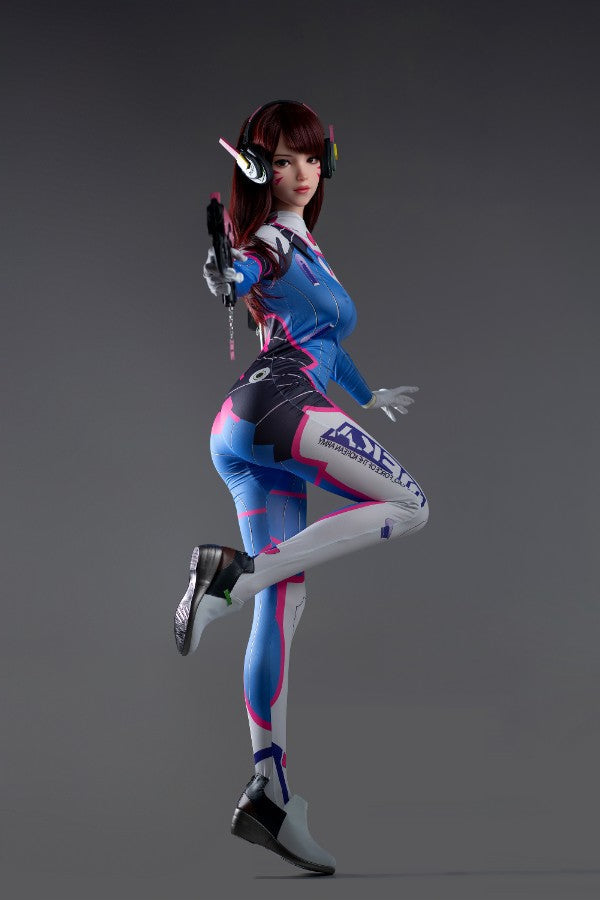 167cm/5ft6 D-cup Cosplay Game Silicone Sex Doll - D.VA Lady