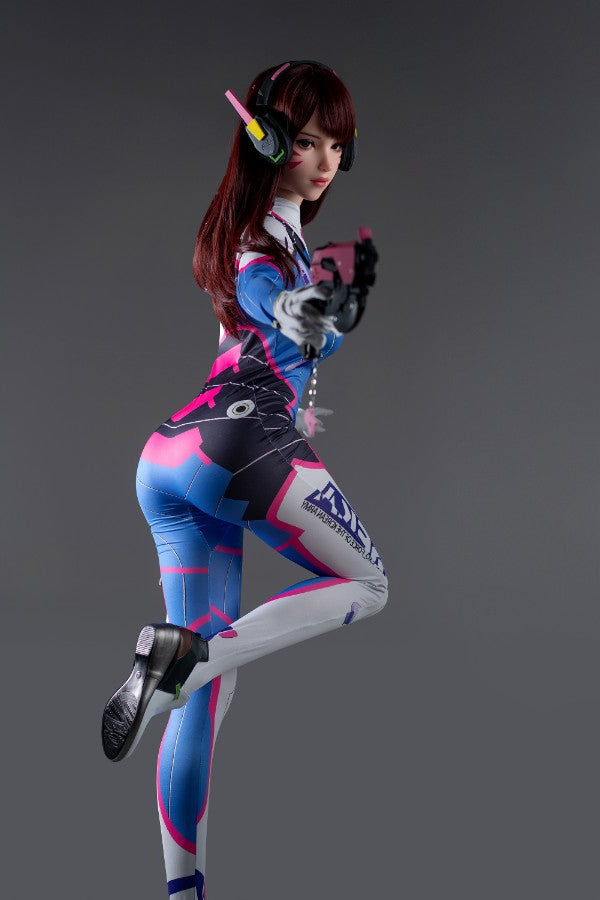 167cm/5ft6 D-cup Cosplay Game Silicone Sex Doll - D.VA Lady
