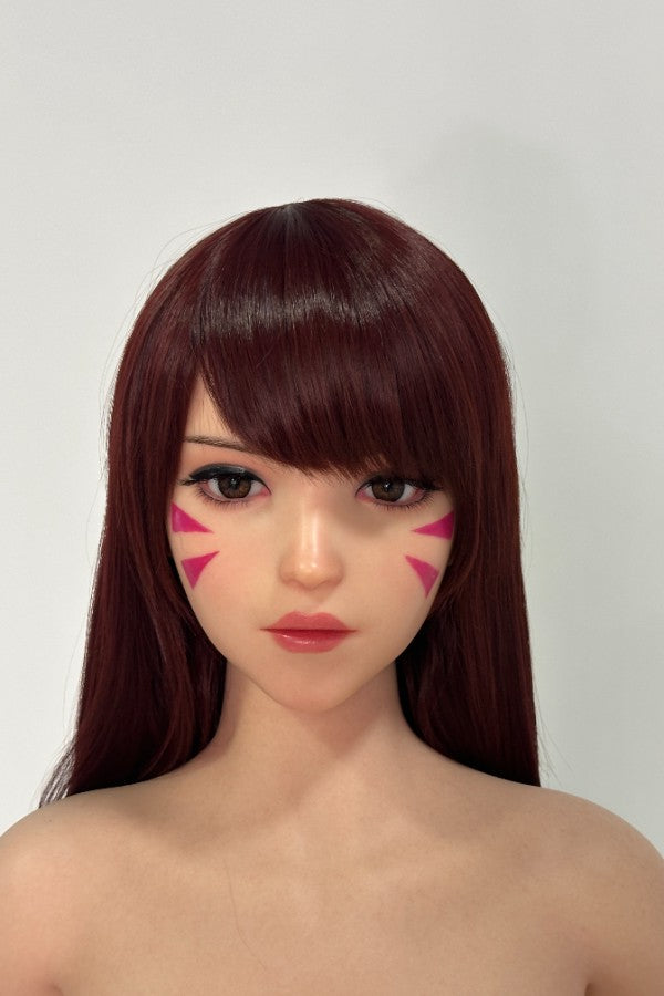 167cm/5ft6 D-cup Cosplay Game Silicone Sex Doll - D.VA Lady