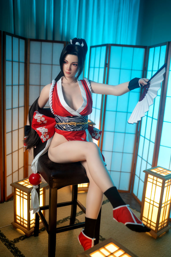 168cm/5ft6 E-cup Fantasy Silicone Sex Doll - Mai Shiranui Game Lady