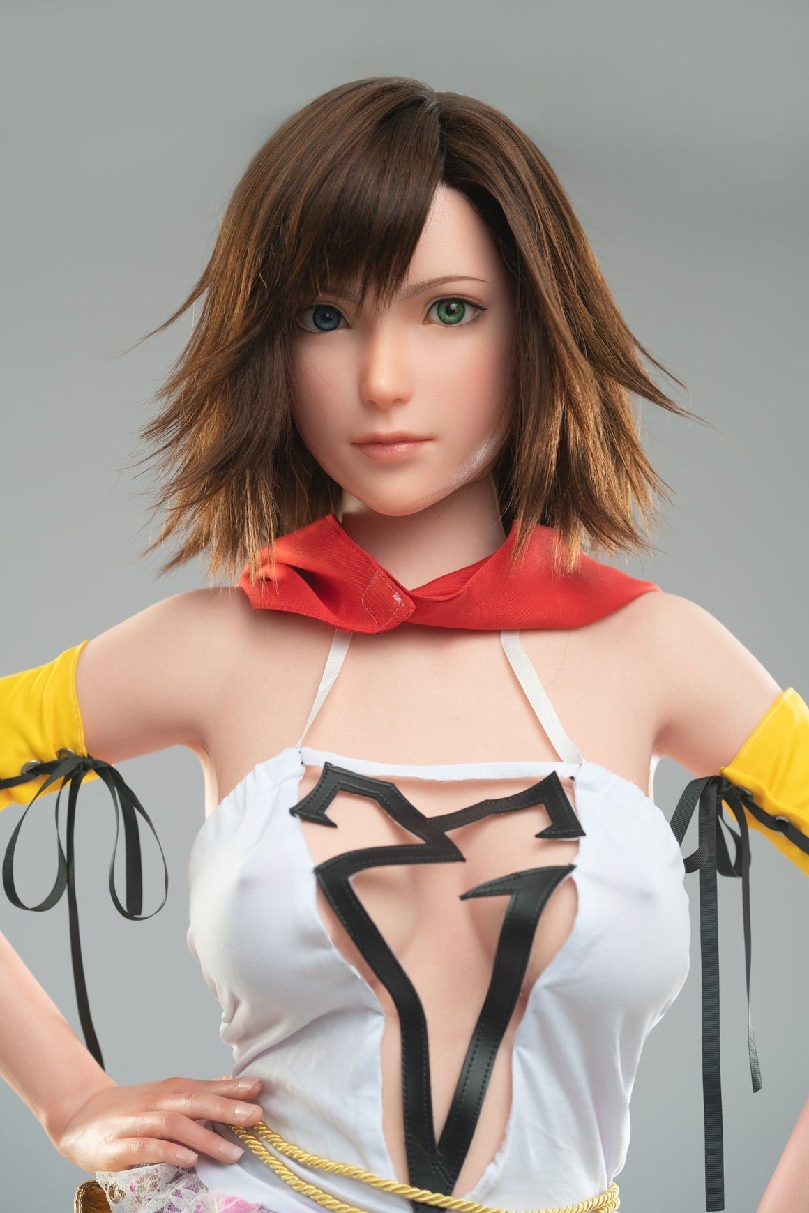 167cm/5ft6 D-cup Popular Final Fantasy X Silicone Sex Doll “Yuna” Game Lady