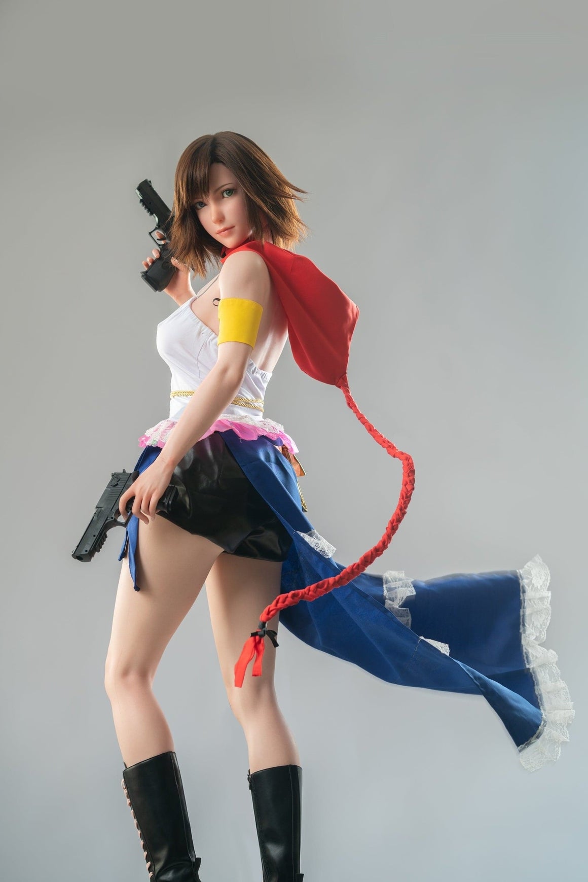 167cm/5ft6 D-cup Popular Final Fantasy X Silicone Sex Doll “Yuna” Game Lady
