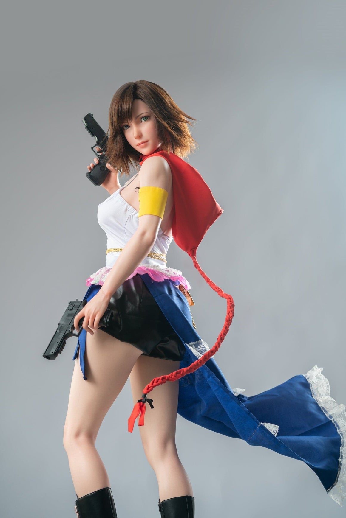 167cm/5ft6 D-cup Popular Final Fantasy X Silicone Sex Doll “Yuna” Game Lady