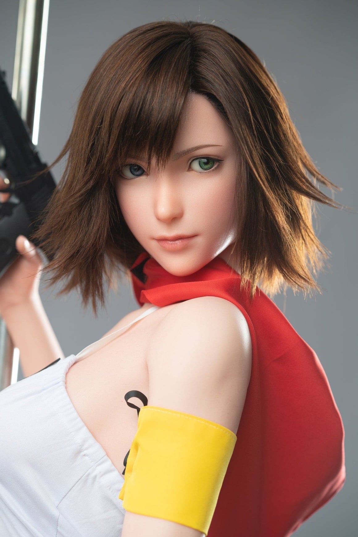 167cm/5ft6 D-cup Popular Final Fantasy X Silicone Sex Doll “Yuna” Game Lady