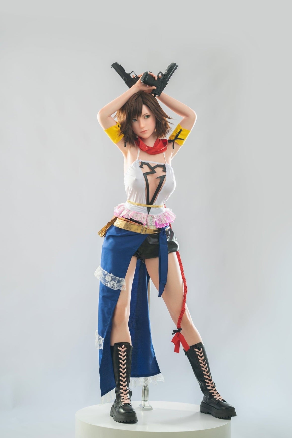 167cm/5ft6 D-cup Popular Final Fantasy X Silicone Sex Doll “Yuna” Game Lady