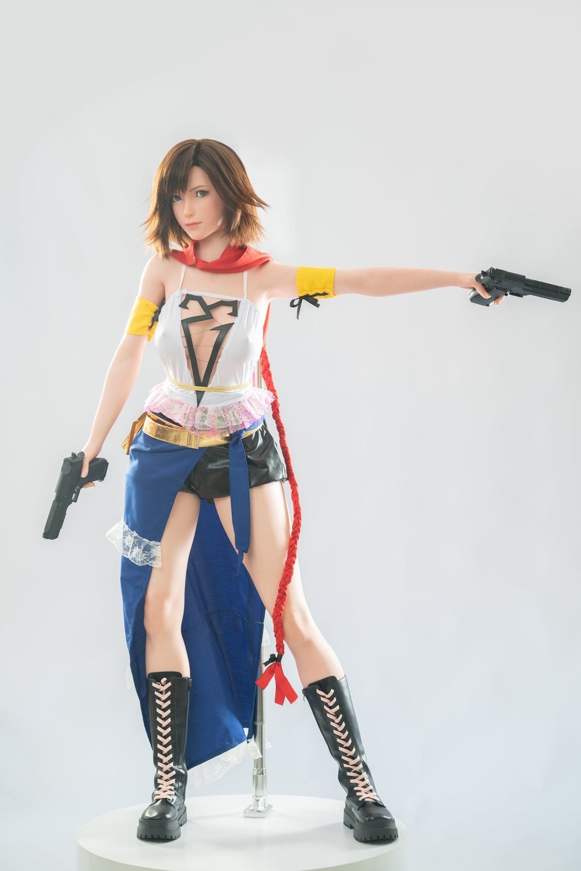 167cm/5ft6 D-cup Popular Final Fantasy X Silicone Sex Doll “Yuna” Game Lady