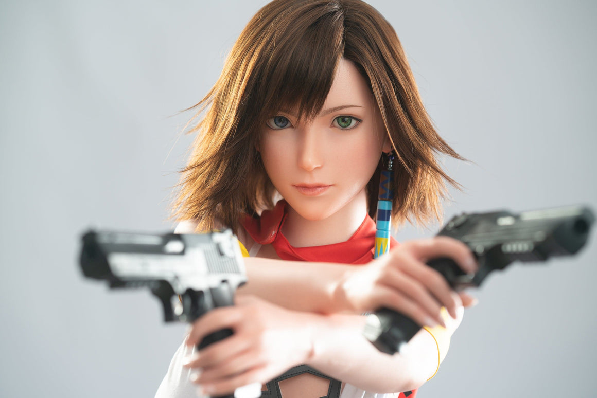 167cm/5ft6 D-cup Popular Final Fantasy X Silicone Sex Doll “Yuna” Game Lady