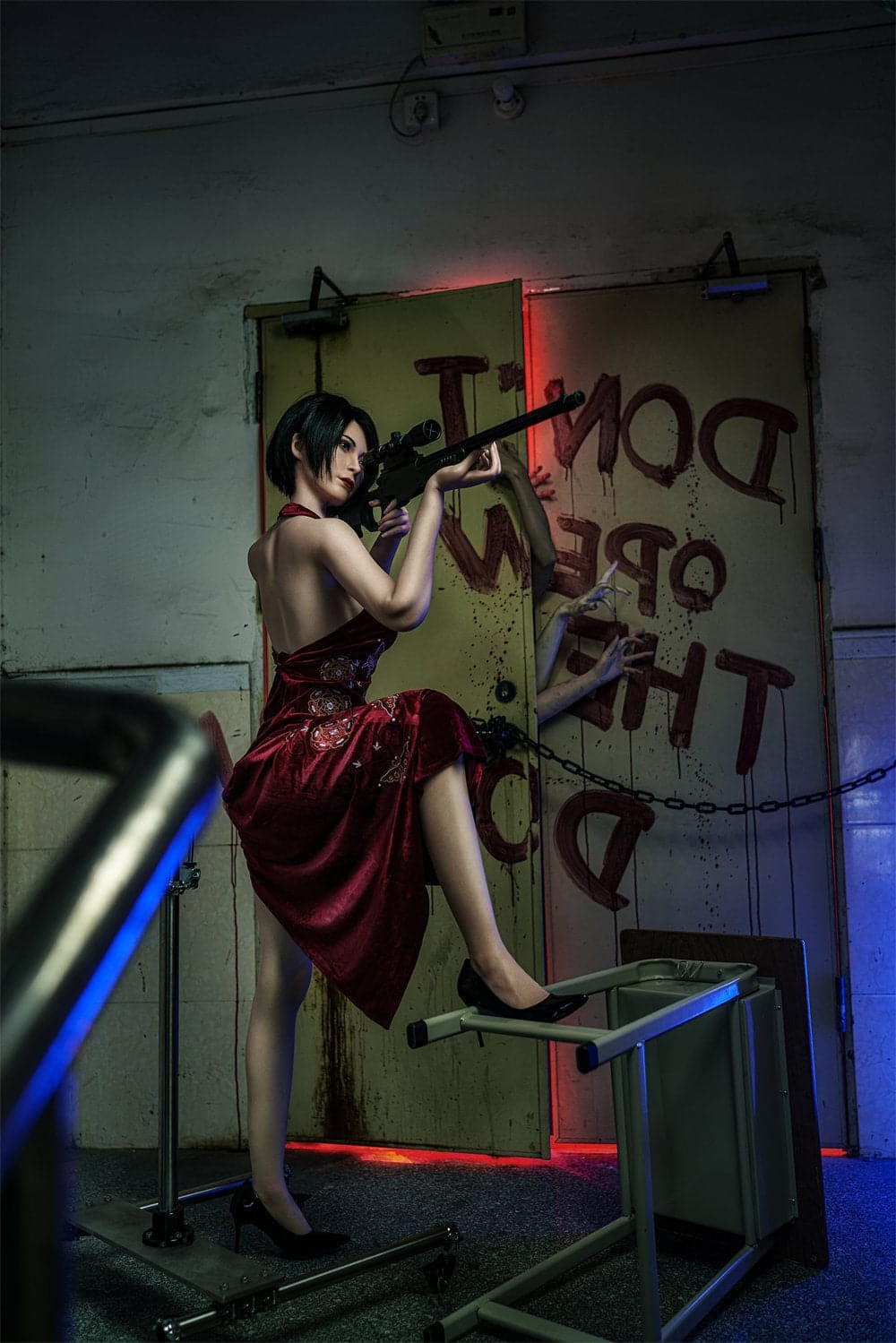 166cm/5ft5 E-cup Realistic Resident Evil Sex Doll Ada Wong Game Lady