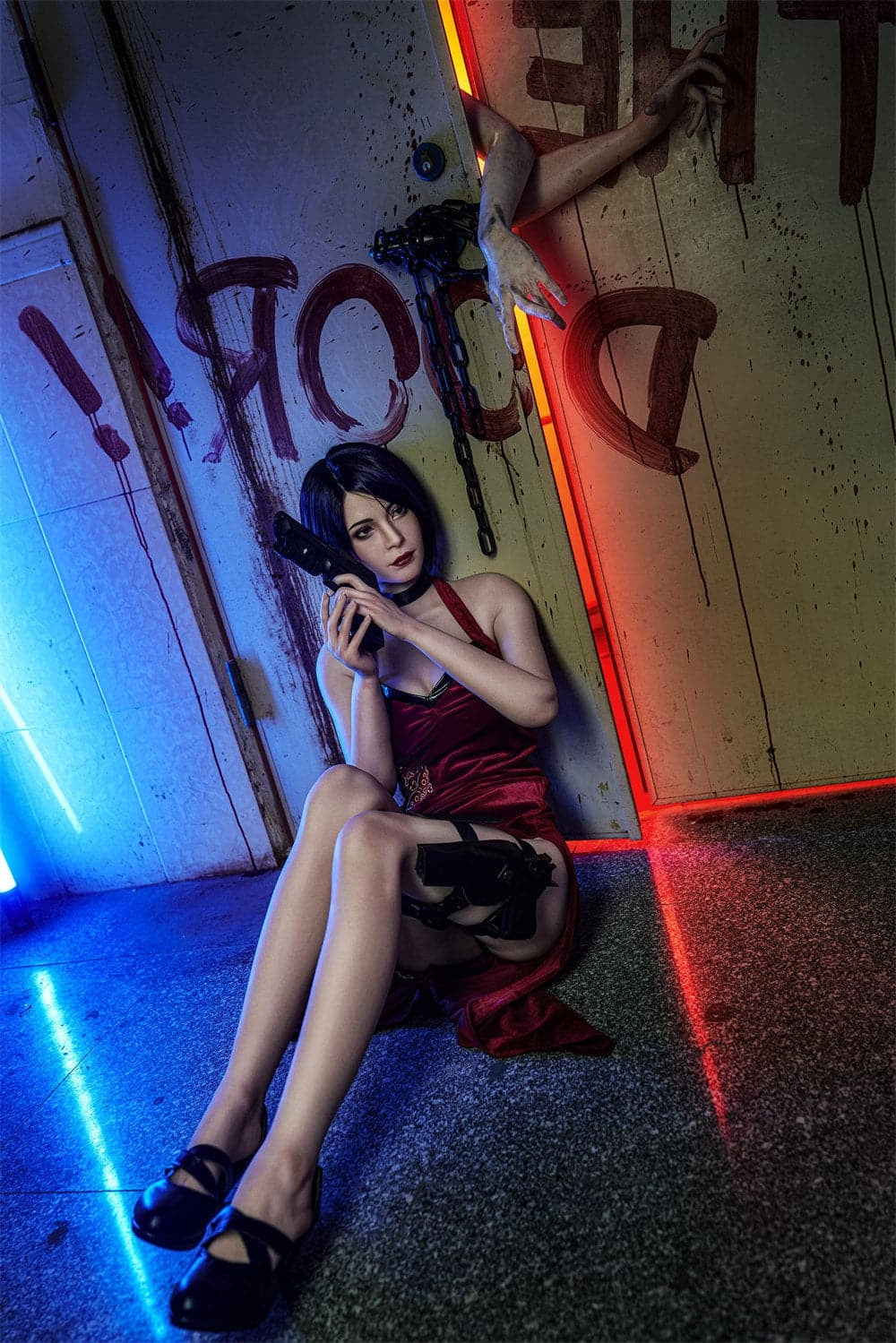 166cm/5ft5 E-cup Realistic Resident Evil Sex Doll Ada Wong Game Lady