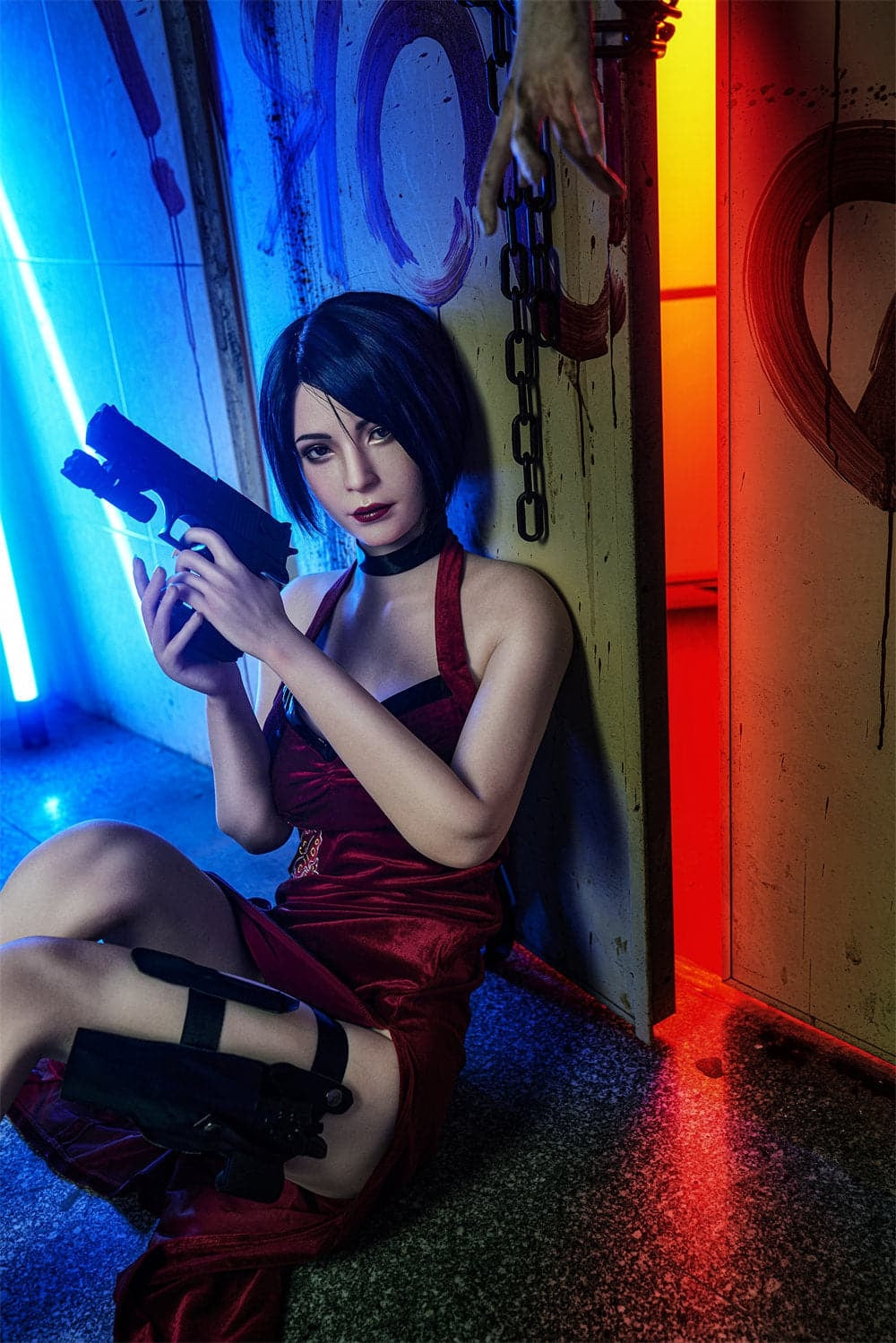 166cm/5ft5 E-cup Realistic Resident Evil Sex Doll Ada Wong Game Lady