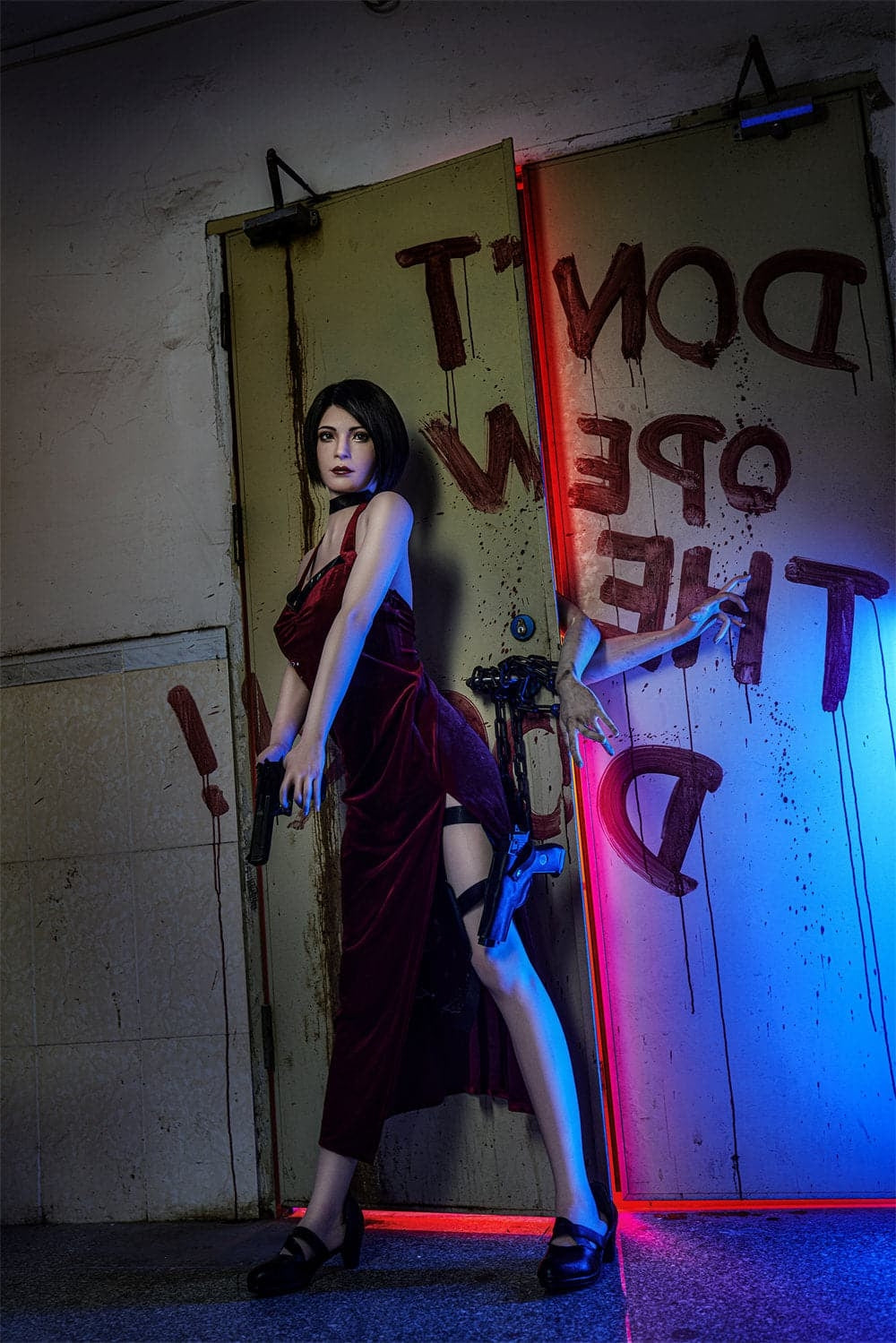 166cm/5ft5 E-cup Realistic Resident Evil Sex Doll Ada Wong Game Lady