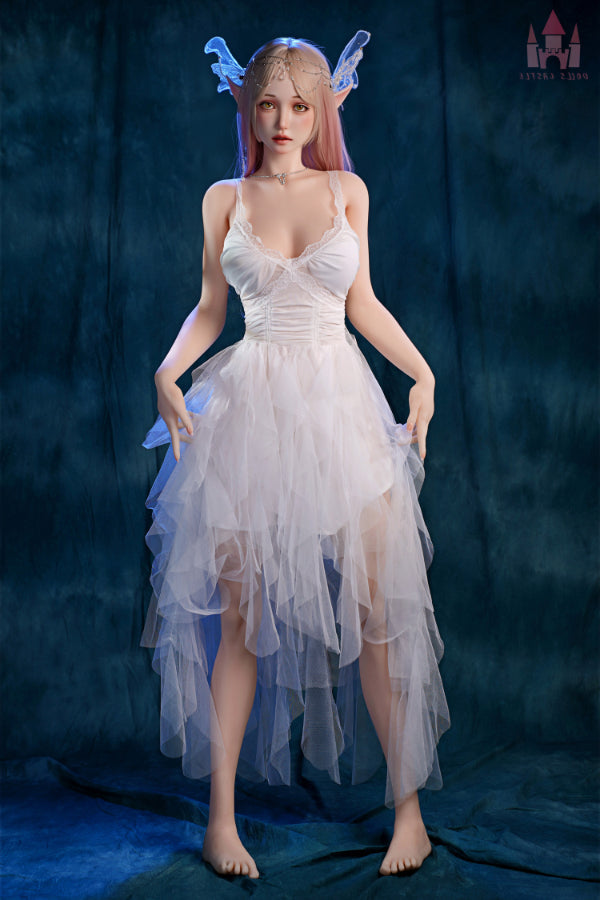 170cm/5ft7 C-cup Cute ROS Hybrid Sex Doll #S32 Silicone Head + TPE Body Dolls Castle