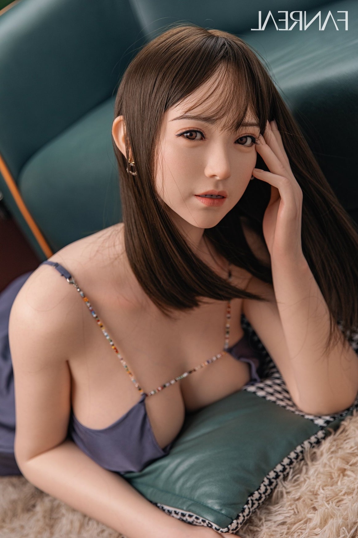 95cm/3ft1 G-cup Celebrity Big Breast Silicone Torso Sex Doll – Xue Fanreal