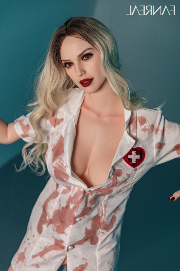 172cm/5ft8 E-cup Halloween Nurse Big Tits Tall Silicone Sex Doll – Del Torso Fanreal
