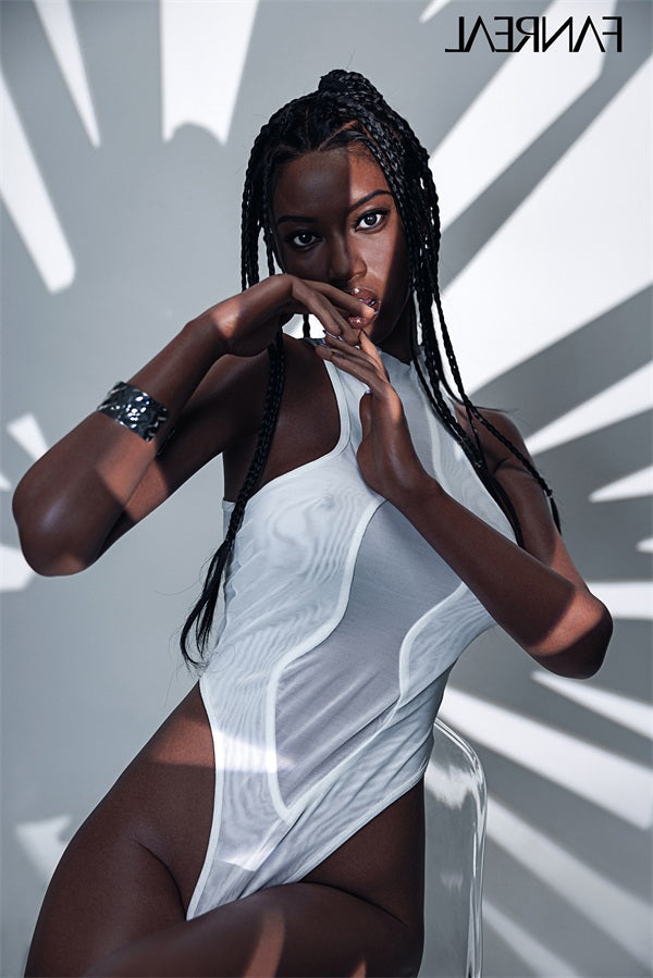 173cm/5ft8 D-cup Silicone Black Sex Doll – Ellie ROS Cocoa Fanreal