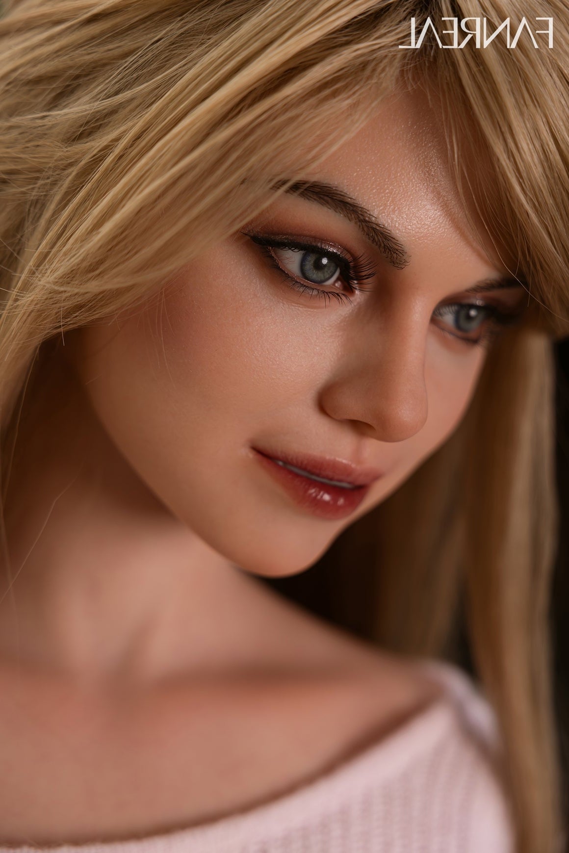 Eu In Stock 155cm 5ft1 F Cup Blonde Silicone Sex Doll Maria Ros A Tan 03 - F-cup Torso Fanreal