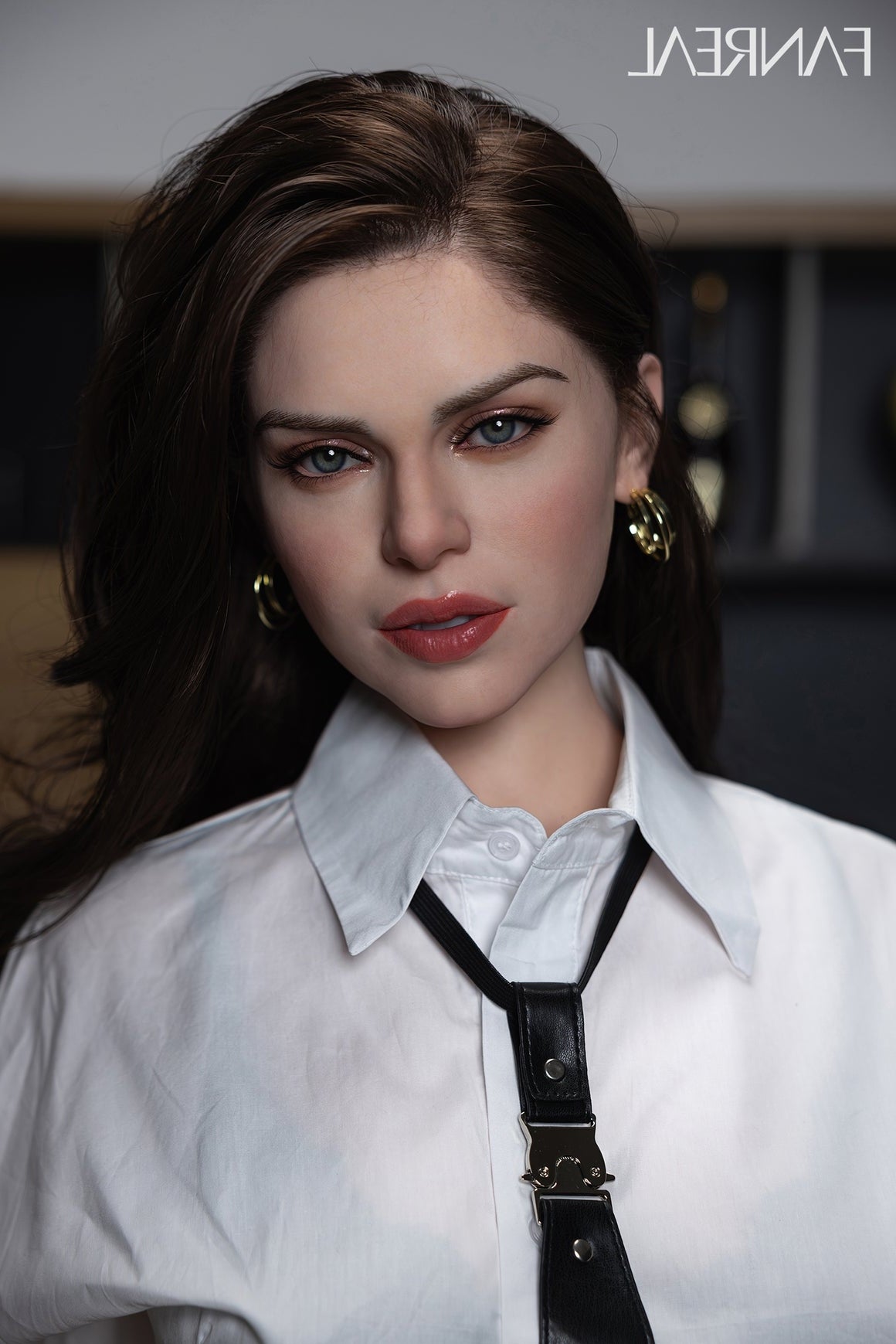 170cm/5ft7 D-cup Medium Breast Silicone Sex Doll – Gina ROS Fair Fanreal