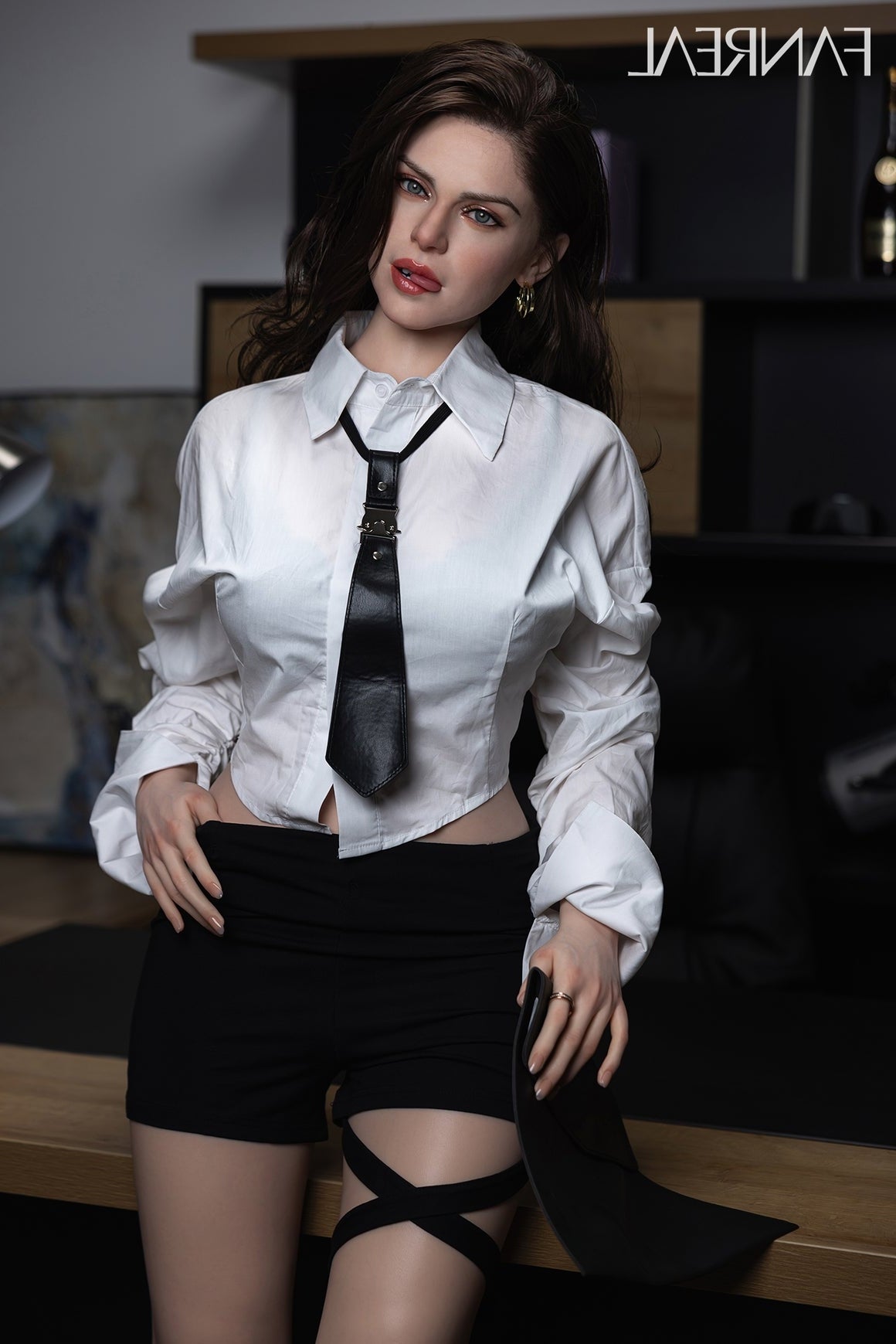 170cm/5ft7 D-cup Medium Breast Silicone Sex Doll – Gina ROS Fair Fanreal