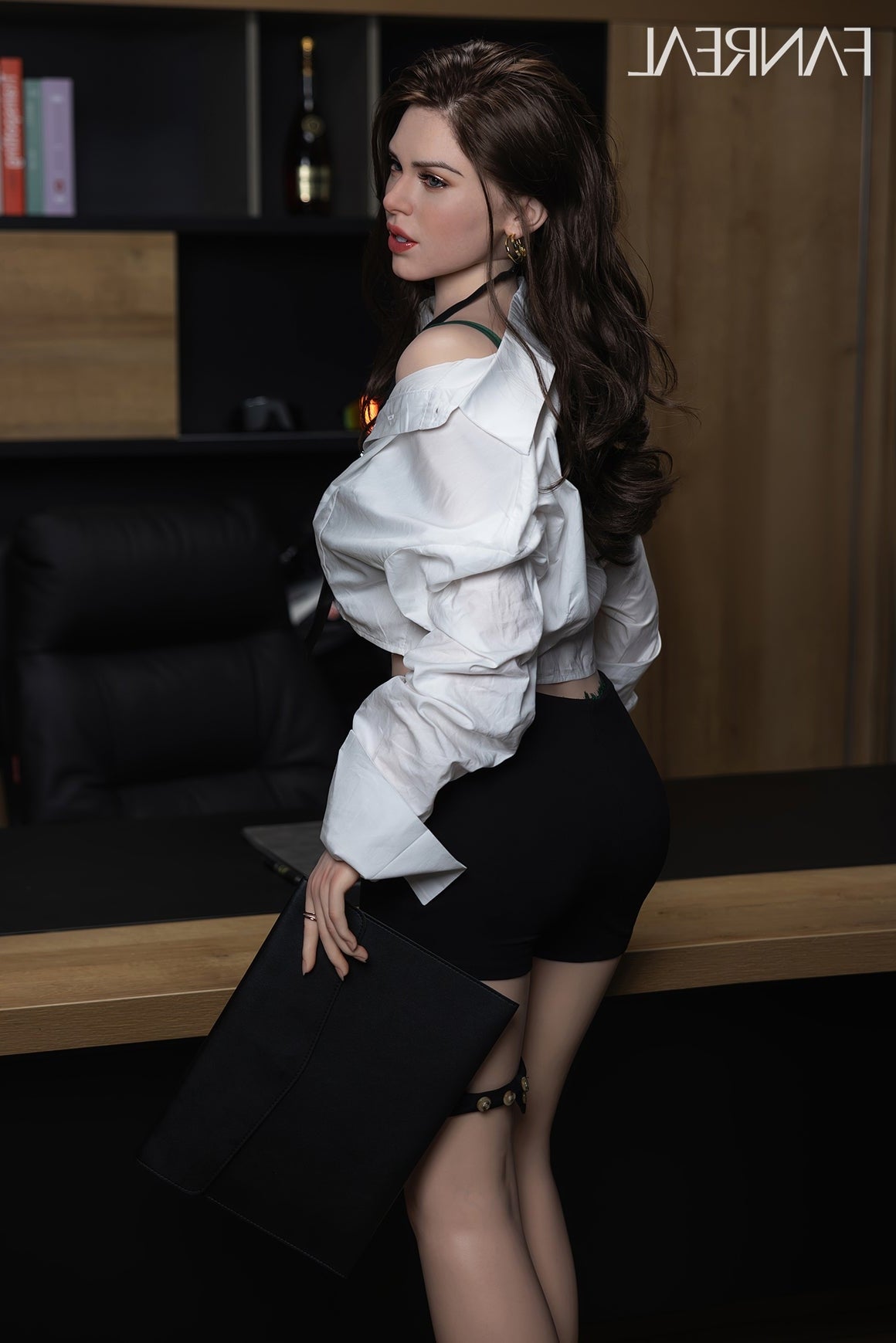 170cm/5ft7 D-cup Medium Breast Silicone Sex Doll – Gina ROS Fair Fanreal