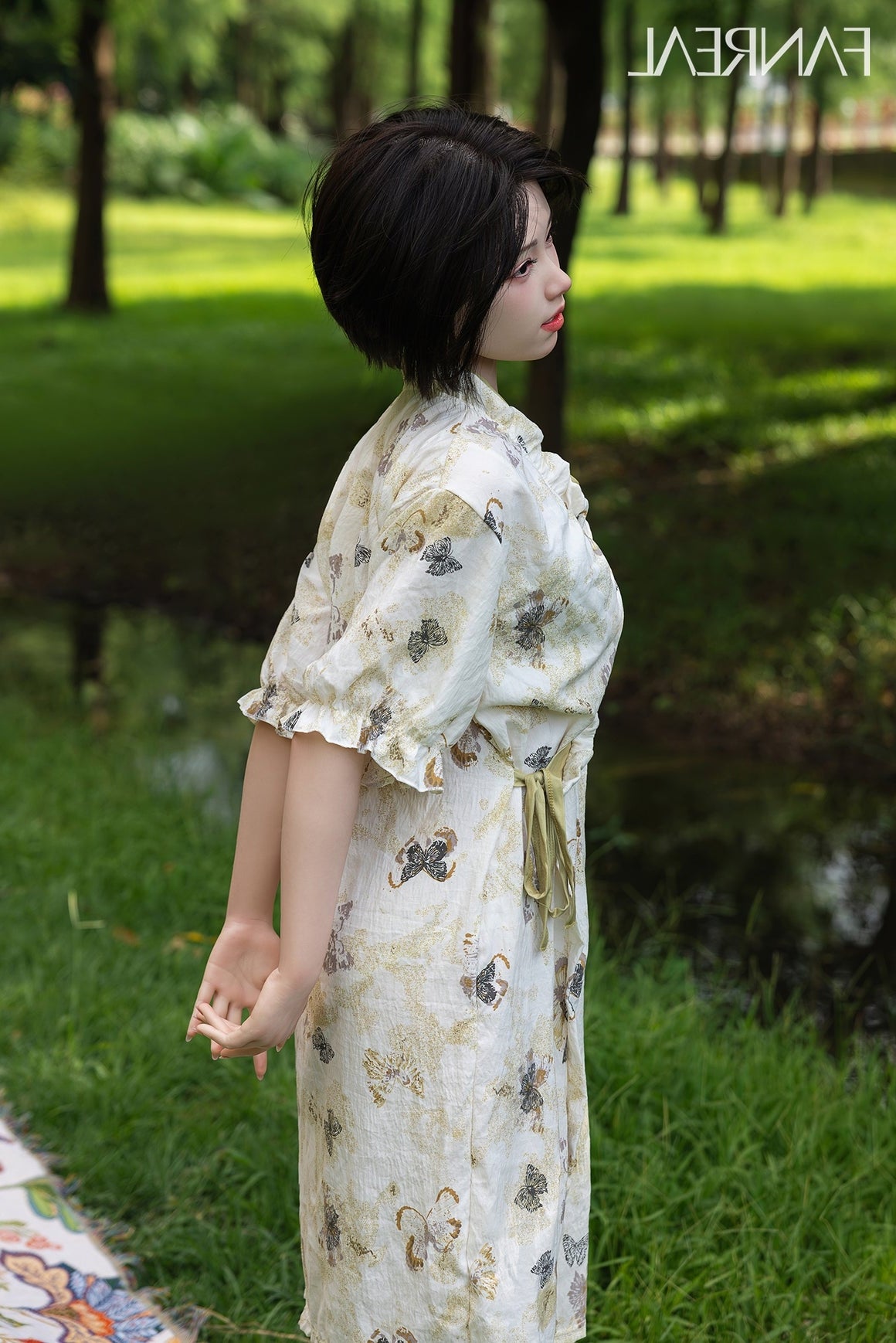 153cm/5ft B-cup Short Hair Japanese Silicone Sex Doll - Molly ROS Fair Torso Fanreal