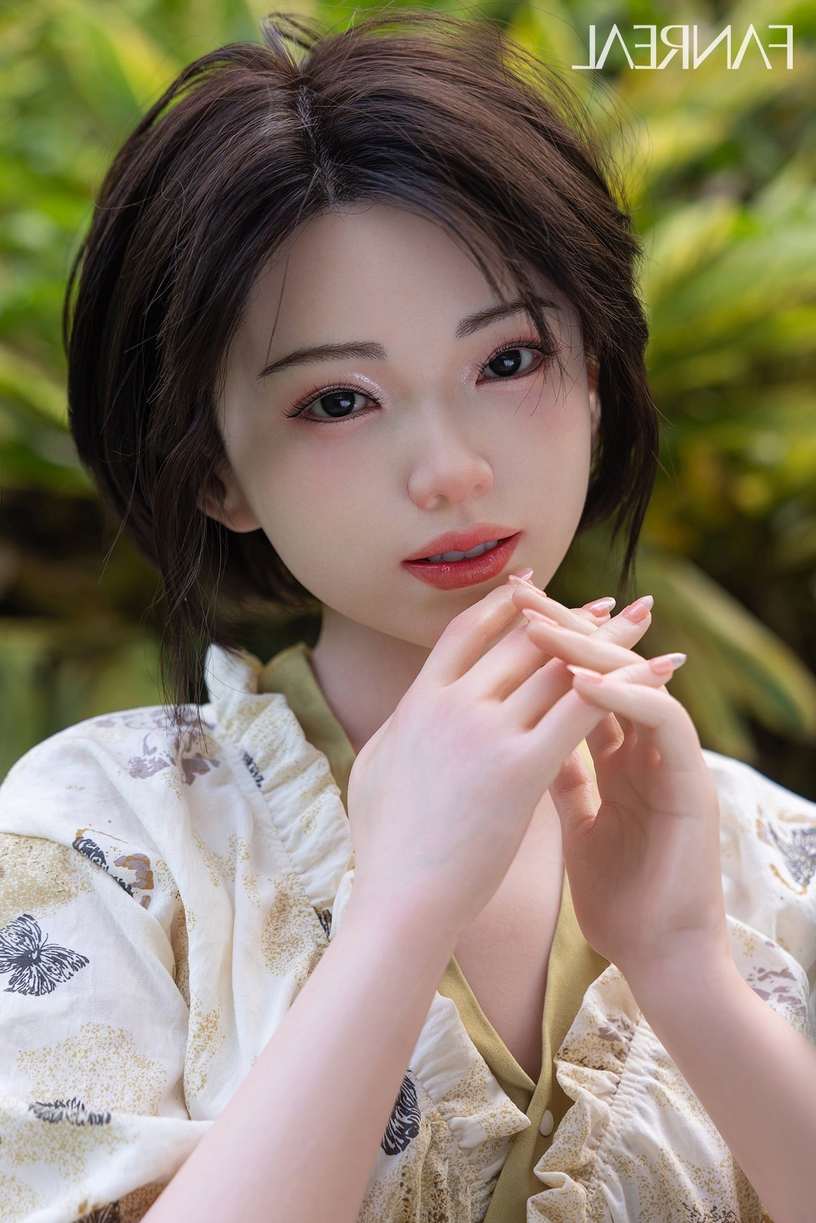 153cm/5ft B-cup Short Hair Japanese Silicone Sex Doll - Molly ROS Fair Torso Fanreal