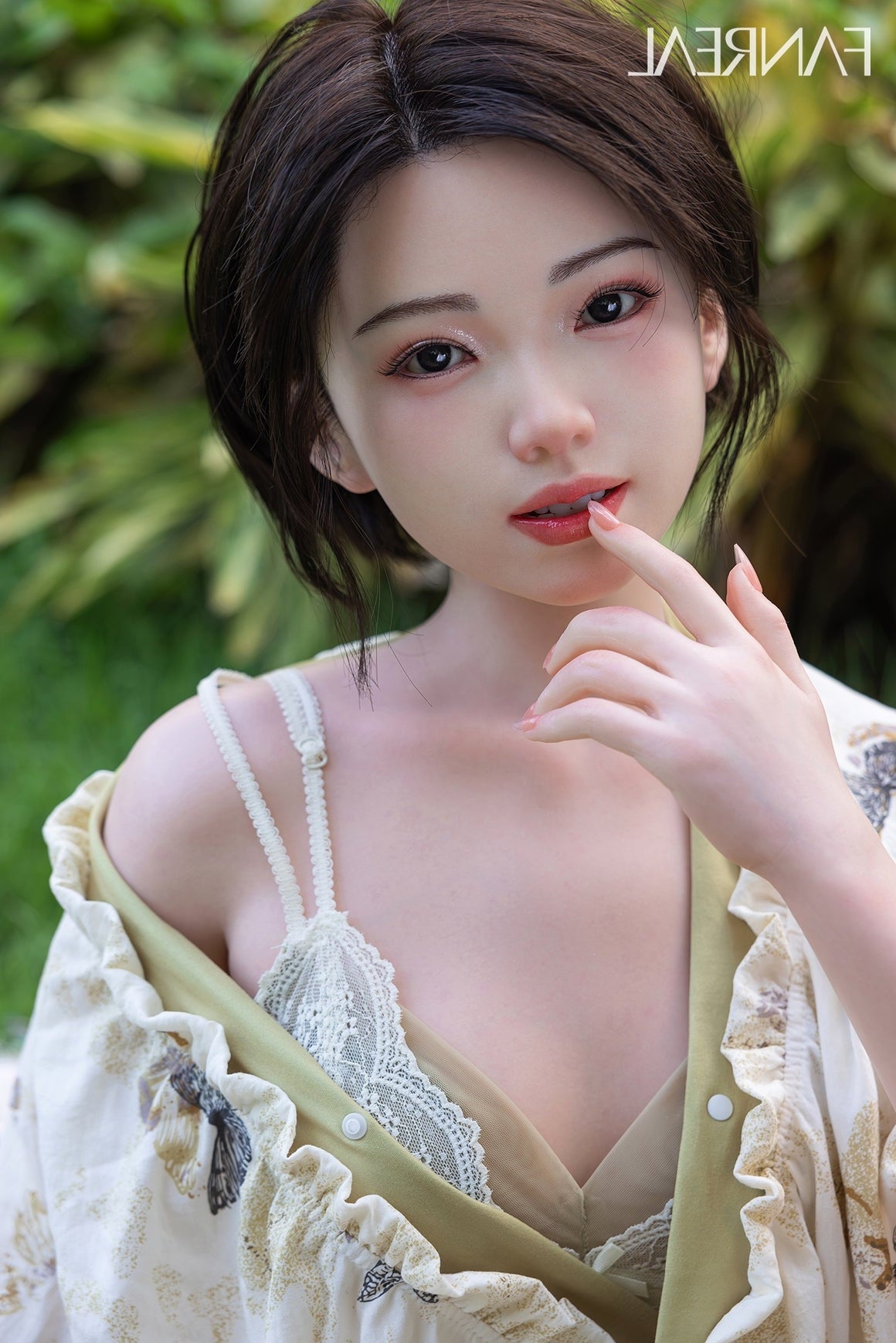 153cm/5ft B-cup Short Hair Japanese Silicone Sex Doll - Molly ROS Fair Torso Fanreal