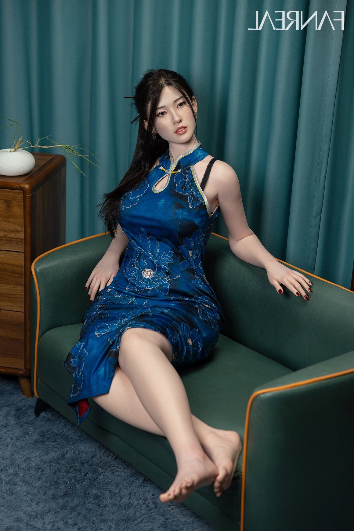 170cm/5ft7 G-cup Silicone Blonde Sex Doll – Fei Fair Fanreal