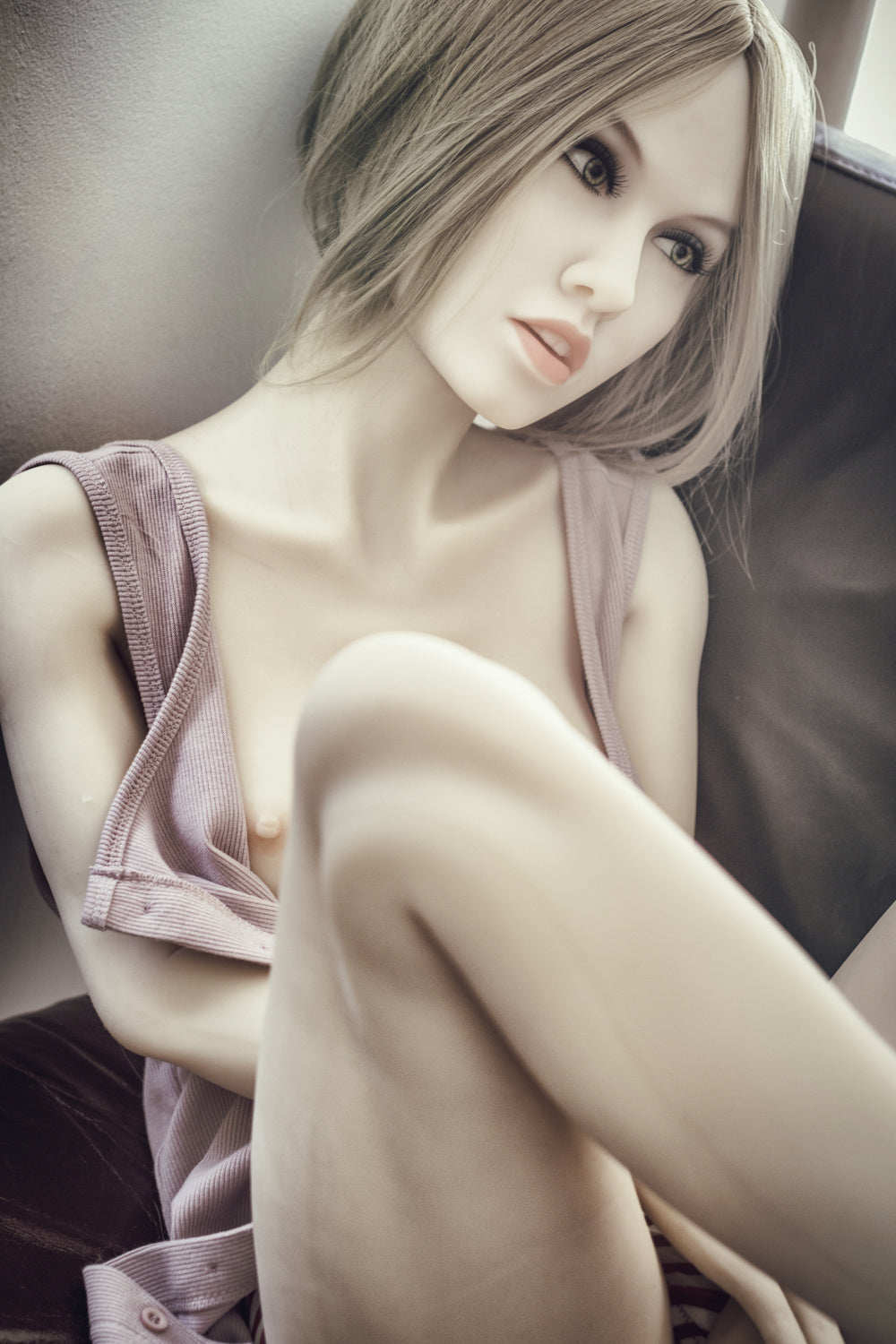 168cm/5ft6 A-cup Skinny TPE Sex Doll with #162 WM