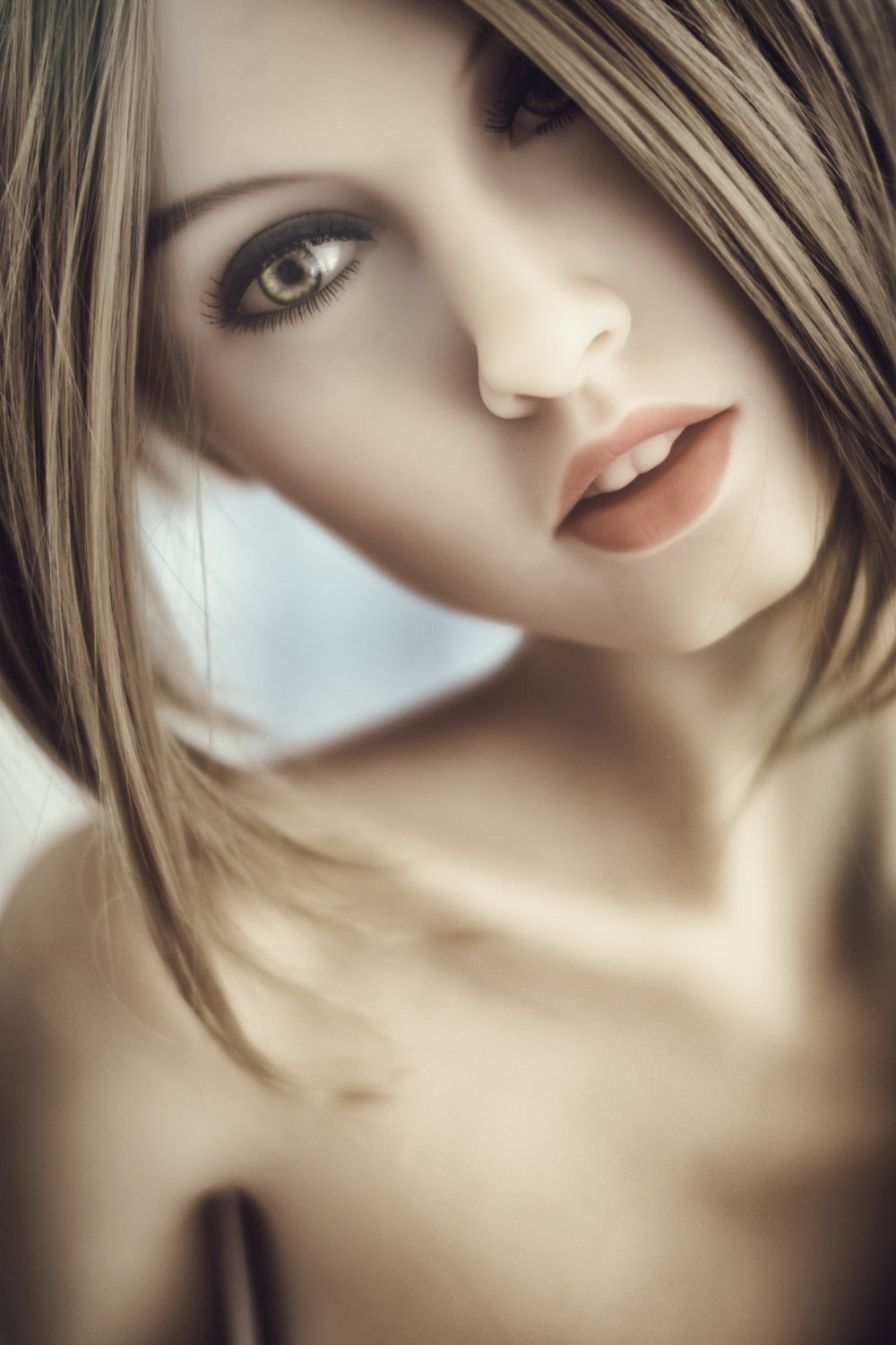 168cm/5ft6 A-cup Skinny TPE Sex Doll with #162 WM