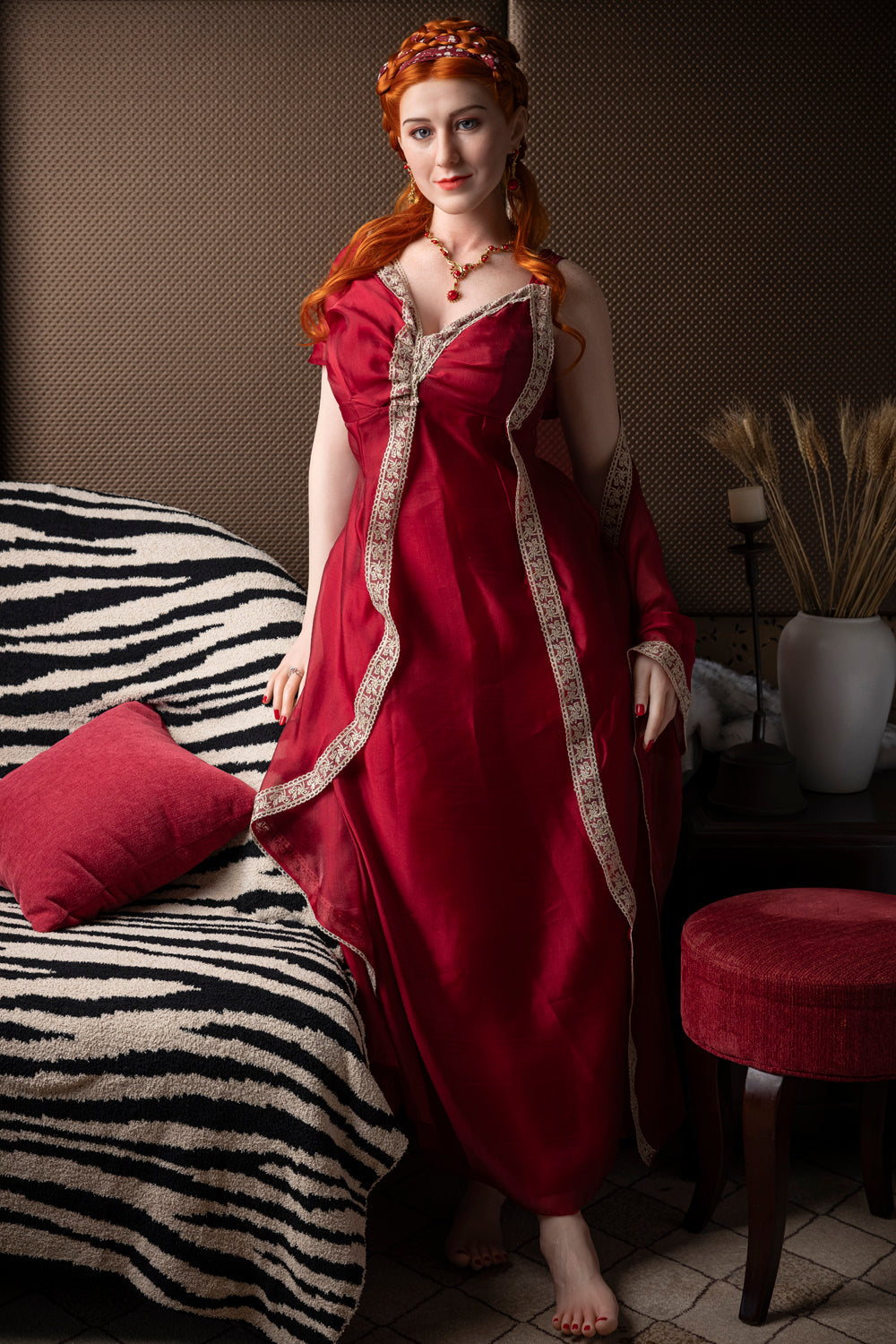 165cm/5ft5 G-cup BBW Big Booty Silicone Head Sex Doll – Lucretia Starpery