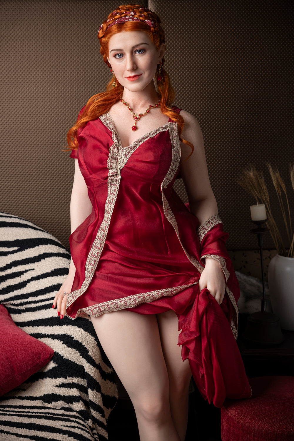 165cm/5ft5 G-cup BBW Big Booty Silicone Head Sex Doll – Lucretia Starpery