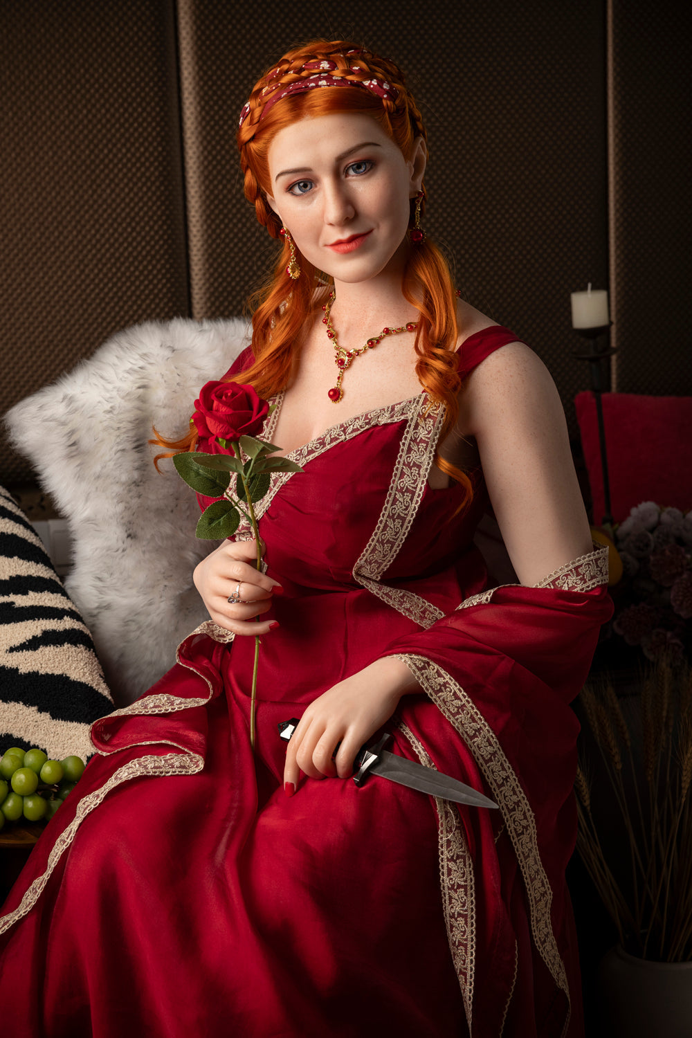 165cm/5ft5 G-cup BBW Big Booty Silicone Head Sex Doll – Lucretia Starpery