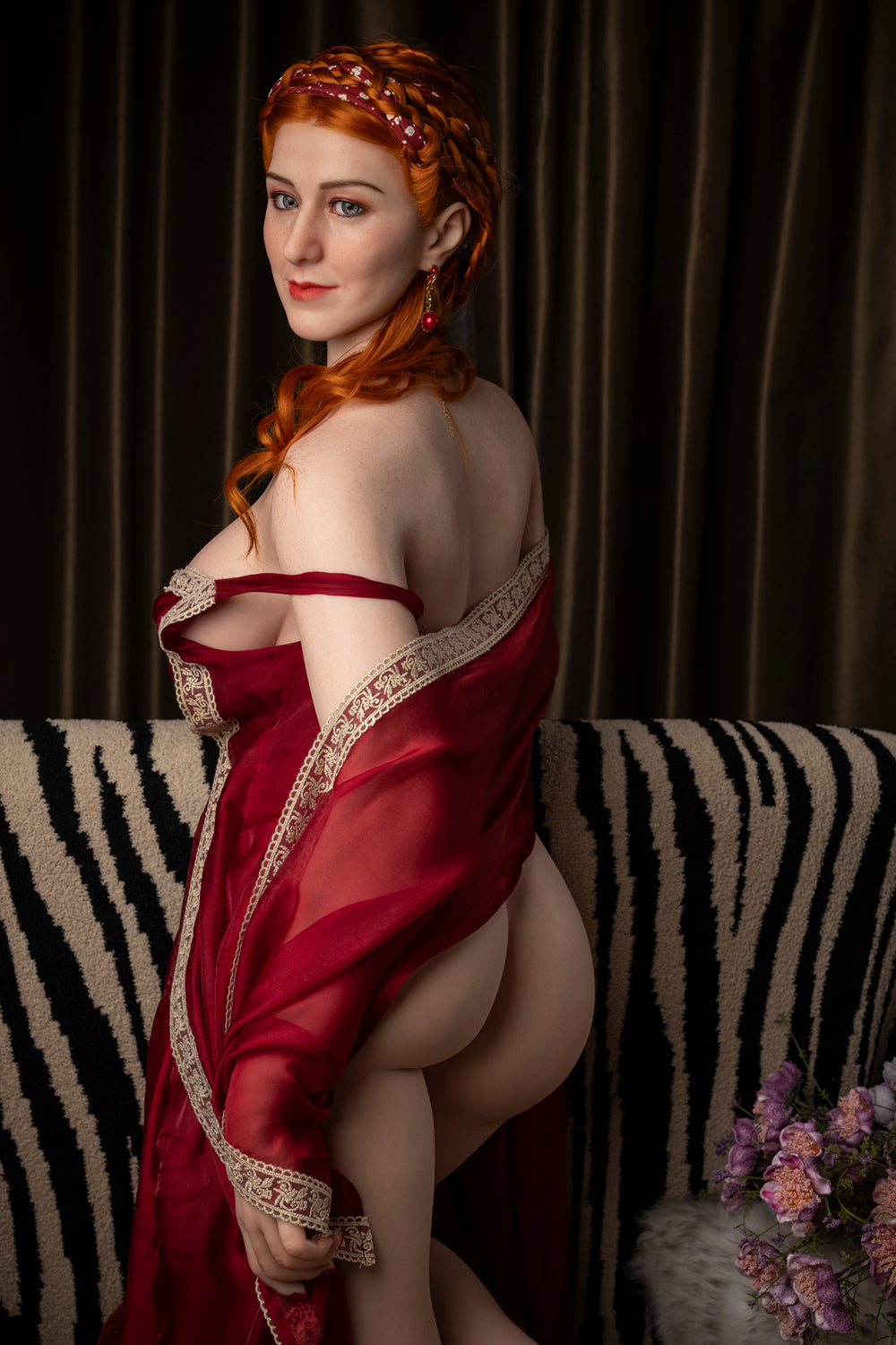 165cm/5ft5 G-cup BBW Big Booty Silicone Head Sex Doll – Lucretia Starpery