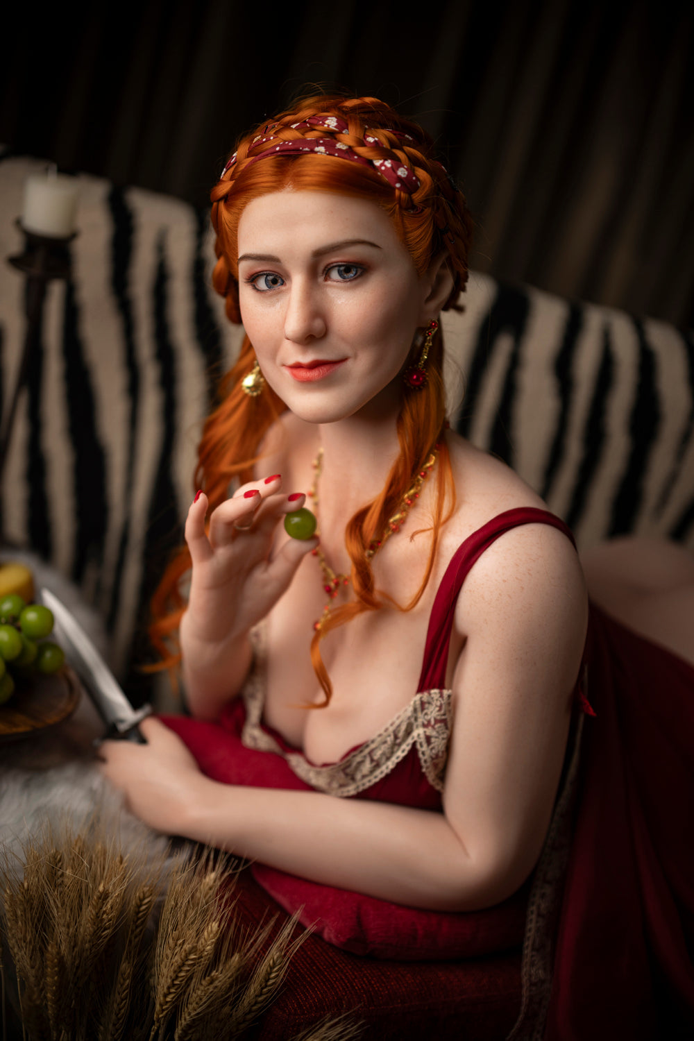 165cm/5ft5 G-cup BBW Big Booty Silicone Head Sex Doll – Lucretia Starpery