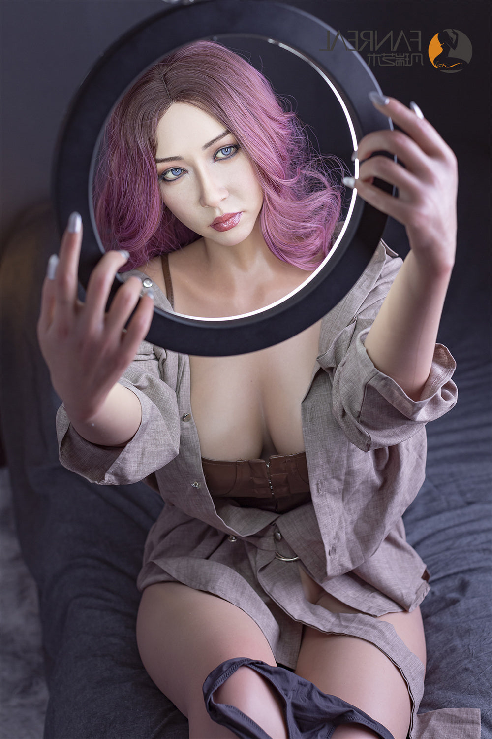 165cm/5ft5 D-cup Big Tits Milf Fanreal Silicone Sex Doll – EVA