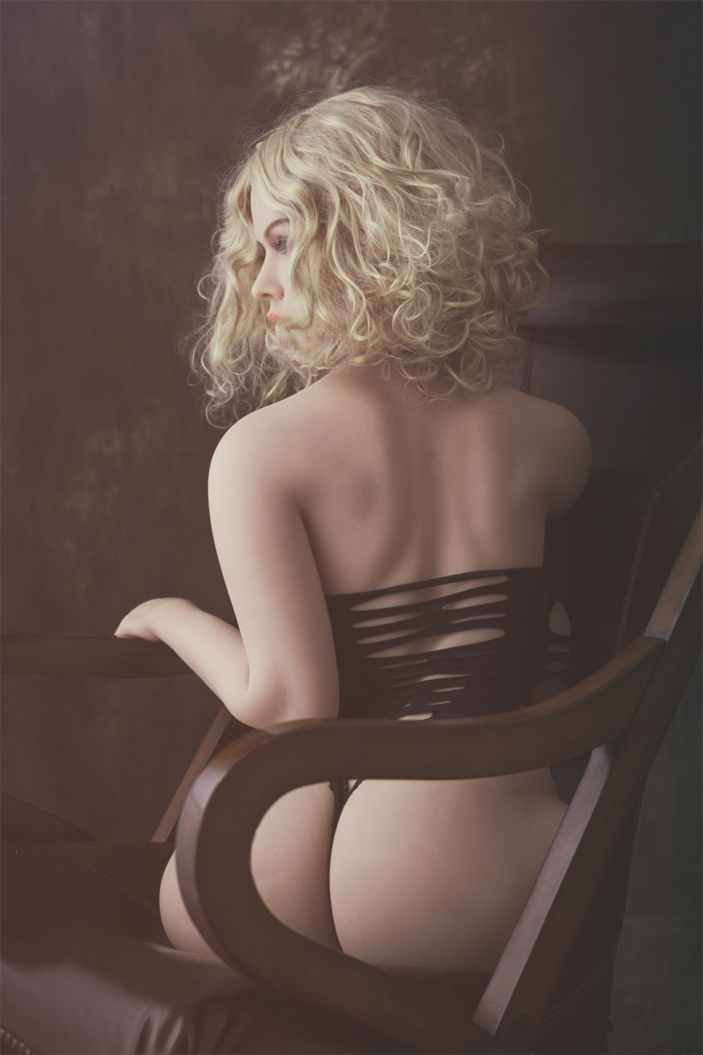 85cm/2ft9 M-cup Huge Boobs Torso TPE Sex Doll with #198 Head WM