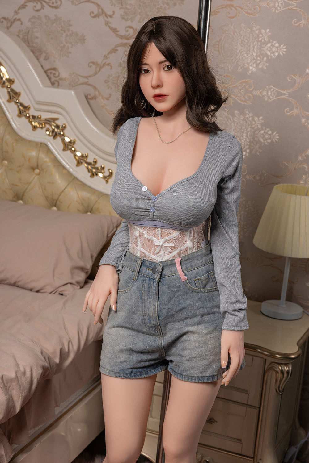 US In Stock - 160cm/5ft3 D-cup Japanese Sex Doll C20T Silicone Head + TPE Body Galaxy Doll